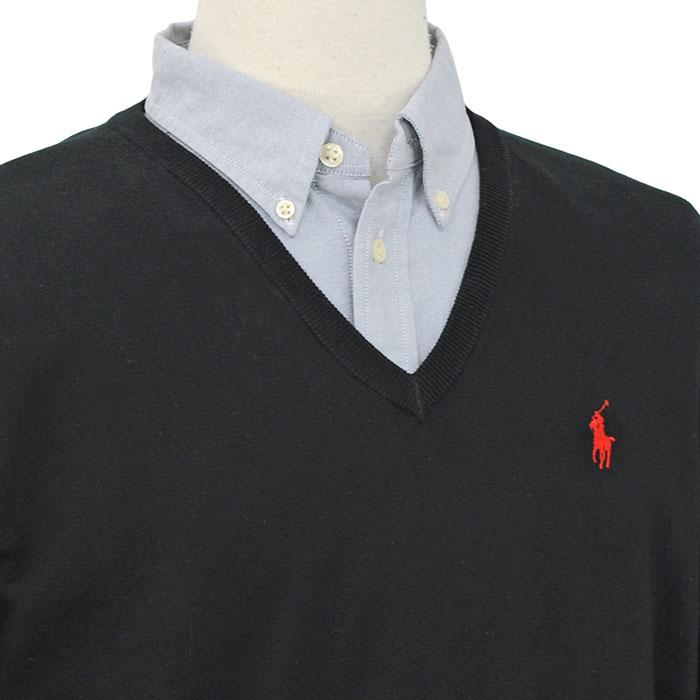 POLO Ralph Lauren ポロ ラルフローレン コットン100％ Vネックセーター XL 大きいサイズ    #710890561｜cheap-tock｜09