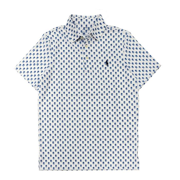 【新品】RALPH LAUREN 総柄 リゾート柄 半袖ポロシャツ Mサイズ POLO RALPH LAUREN（ポロ・ラルフローレン） ラルフローレン メンズ