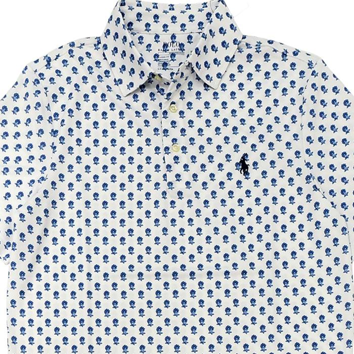 【新品】RALPH LAUREN 総柄 リゾート柄 半袖ポロシャツ Mサイズ POLO RALPH LAUREN（ポロ・ラルフローレン） ラルフローレン メンズ
