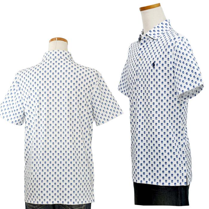 【新品】RALPH LAUREN 総柄 リゾート柄 半袖ポロシャツ Mサイズ POLO RALPH LAUREN（ポロ・ラルフローレン） ラルフローレン メンズ