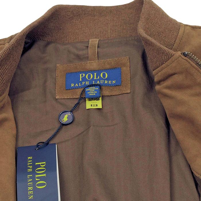 Polo Ralph Lauren スエード ジャケット　ブルゾン　M Polo Ralph Lauren スエード ボンバージャケット | ブラウン | FARFETCH JP