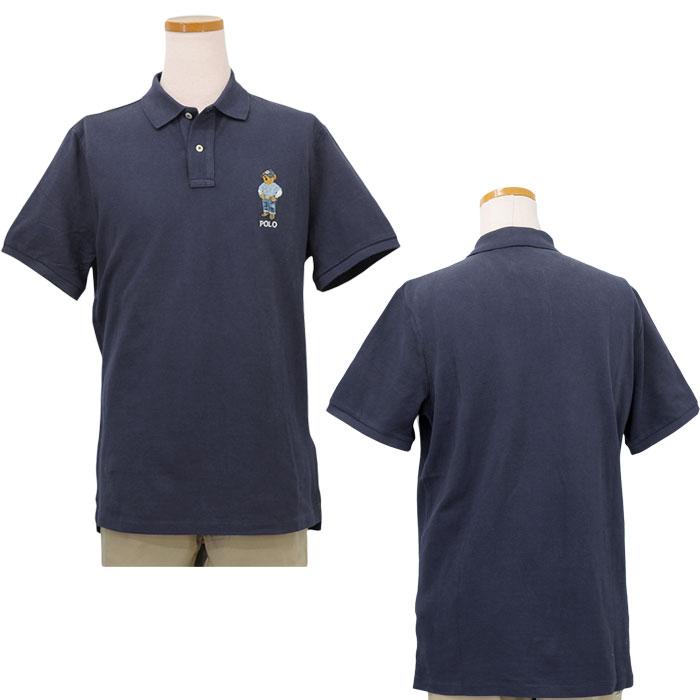 未使用 タグ付 ポロゴルフ ラルフローレン ポロベア 半袖ポロシャツ M 紺 POLO RALPH LAUREN（ポロ・ラルフローレン） 爆買 父の日 ポロ ラルフ