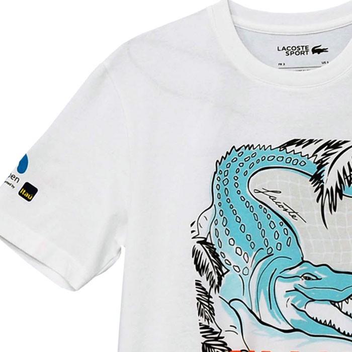 Lacoste ラコステ メンズ  ビッグラコステ 半袖 プリント Tシャツ 大きいサイズ XL　 #th-0165-51｜cheap-tock｜09