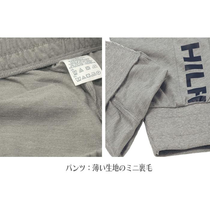 Tommy Hilfiger トミーヒルフィガー メンズ 長袖パーカー パンツ 上下 ビッグロゴ フード 部屋着 ルームウエア ギフト  #09t4033-3753｜cheap-tock｜16