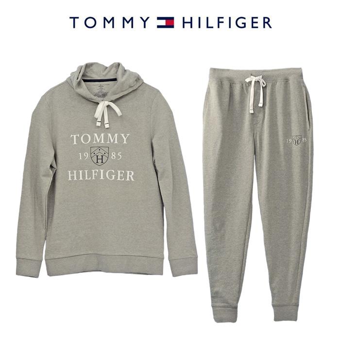 トミーヒルフィガー Tommy Hilfiger  長袖パーカー パンツ 上下 ロゴ フード 部屋着 ルームウエアー ギフト  #09t4200｜cheap-tock｜06