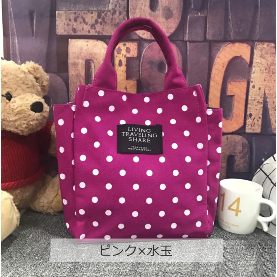 トートバッグ ミニ ランチバッグ キャンバス 帆布 ミニトートバッグ ペットボトル 水筒 コンパクト 大容量 全10色 | ブランド登録なし | 19