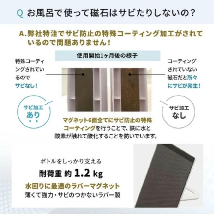 大容量500ml】 PrimeCode シャンプーディスペンサー マグネット で簡単
