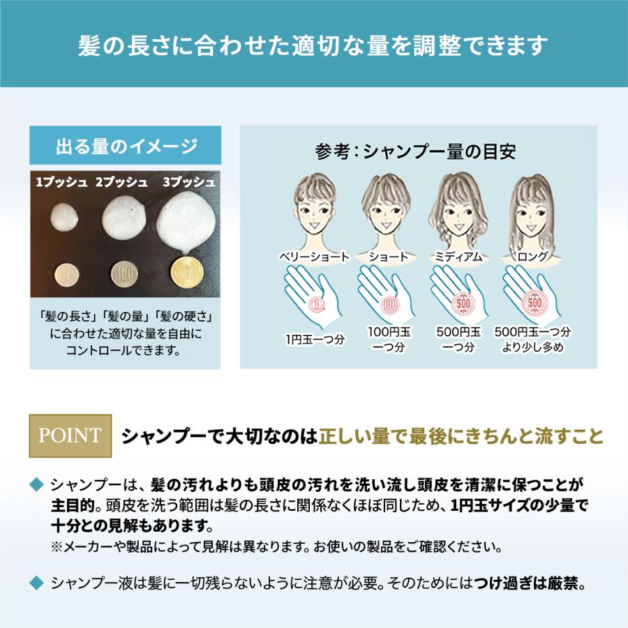 マグネット シャンプーディスペンサー 大容量 380ml 壁掛け シャンプーボトル 横押しタイプ ３本セット |  | 13