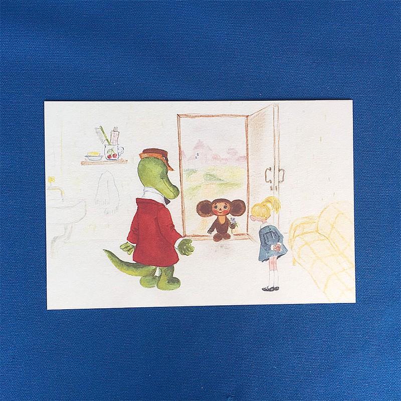 チェブラーシカ 原画ポストカードa Cht048 チェブラーシカ タウン 通販 Yahoo ショッピング