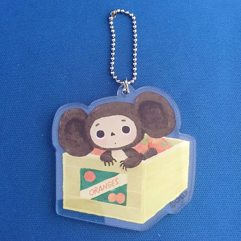 チェブラーシカ アクリルキーチェーン オレンジ箱 Cht096 チェブラーシカ タウン 通販 Yahoo ショッピング