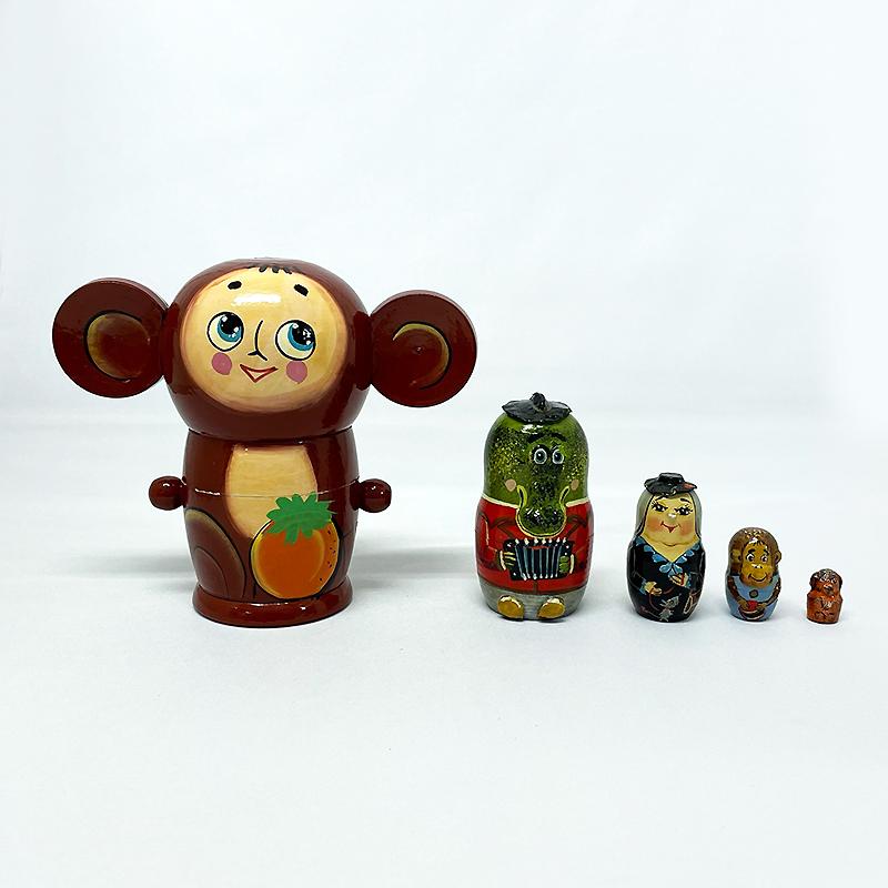 チェブラーシカ マトリョーシカ 美品】 チェブラーシカ マトリョーシカ