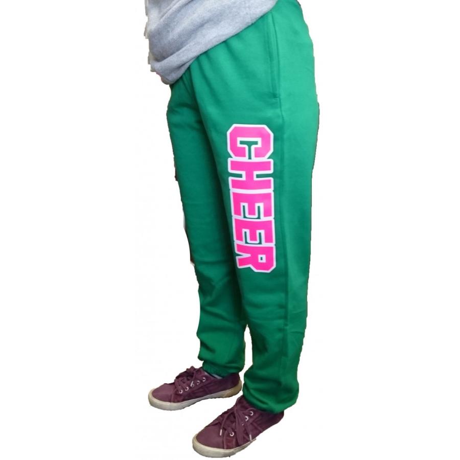チア スウェットパンツ CHEERver ライトスウェットタイプ グリーン
