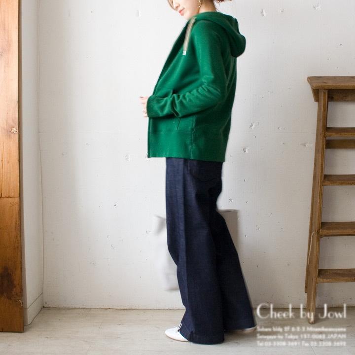 caqu（サキュウ） デニムパンツ ワイドストレート リバース : Cheek by