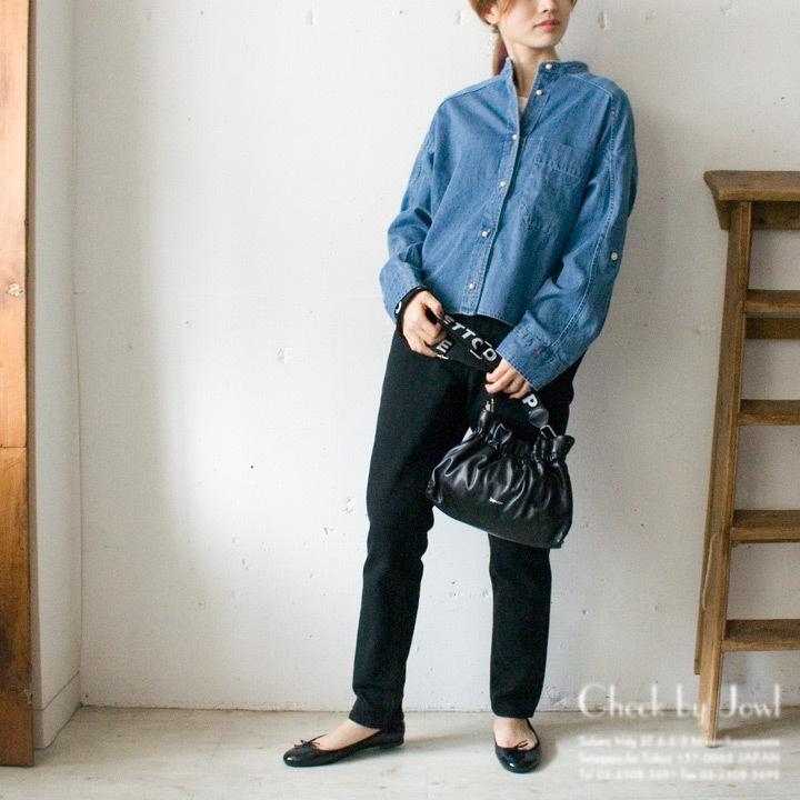 期間限定お値下げ中⭐︎BLANC basqueパールボタン デニムジャケット blanc basque（ブランバスク） パールボタンデニムシャツ ブルー