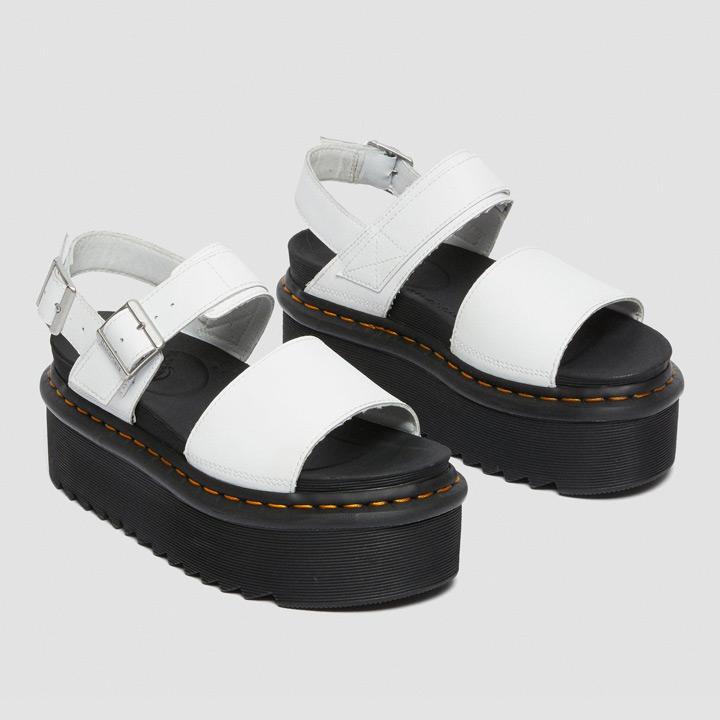 Dr.Martens ドクターマーチン白厚底サンダルUK5 24cm 新品未使用 Dr.Martens（ドクターマーチン） レディース VOSS QUAD ストラップ