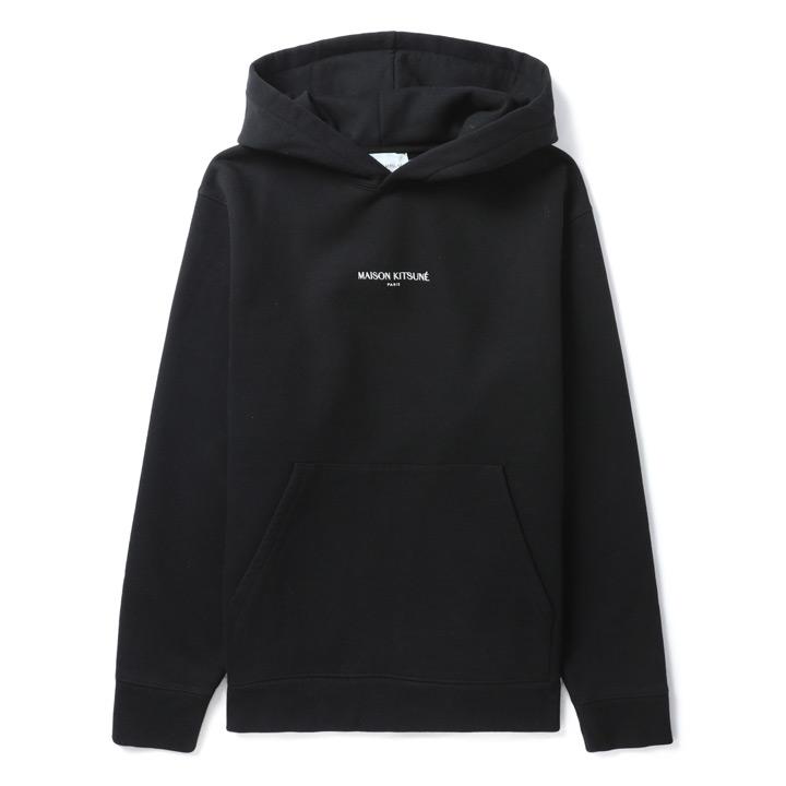 MAISON KITSUNE（メゾン キツネ） EMBROIDERY CORDLESS HOODIE エン