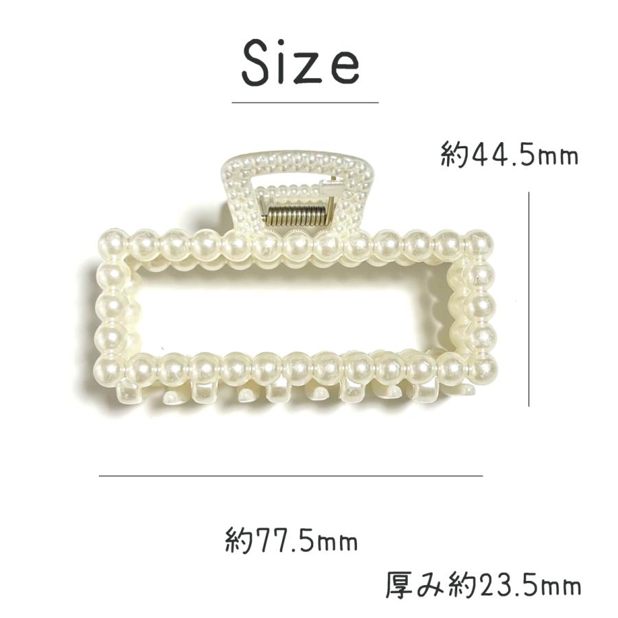 ベージュ パール装飾 ヘアクリップ ベージュ パール装飾 ヘアクリップ ヘアクリップ パール （レディース