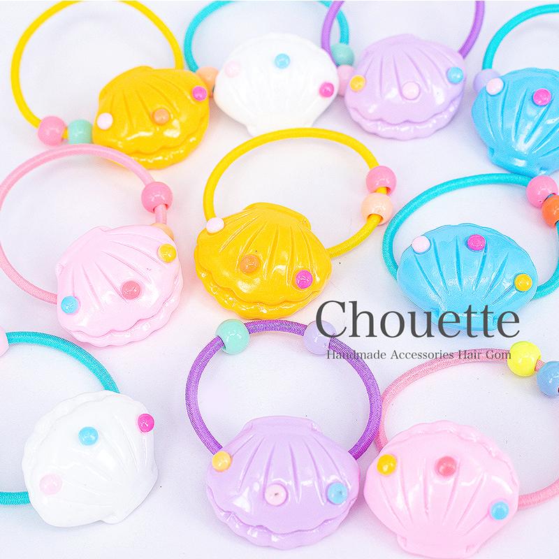 ヘアゴム 女の子 シェル ヘアゴム ビーズ付き 手作り おしゃれ 可愛い 子供 キッズ 女の子 ハンドメイド 手芸材料 ヘアアクセサリー H 1230 H 1230 手芸材料ヘアアクセのchouette 通販 Yahoo ショッピング