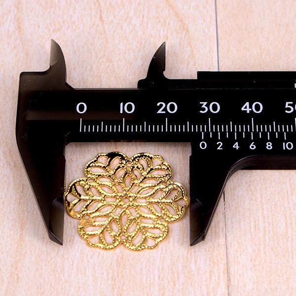 透かしパーツ チャーム 座金 花レース レジン ハンドメイド 手芸