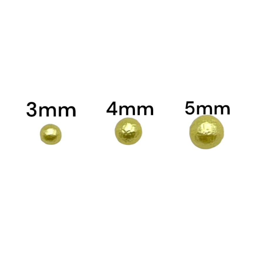 ビーズ 穴なし カラーコットンパール風ビーズ 3・4・5mm カラー 全6種類 ハンドメイド 素材 pt-151101-4｜cheeky-girl｜07