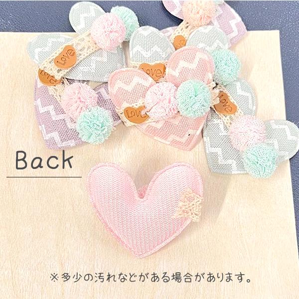 amitie アミティエ ハート型クッション　リボンモチーフ Florist リボン刺繍 ミニクッション 約35×35cm｜アミブルージュ