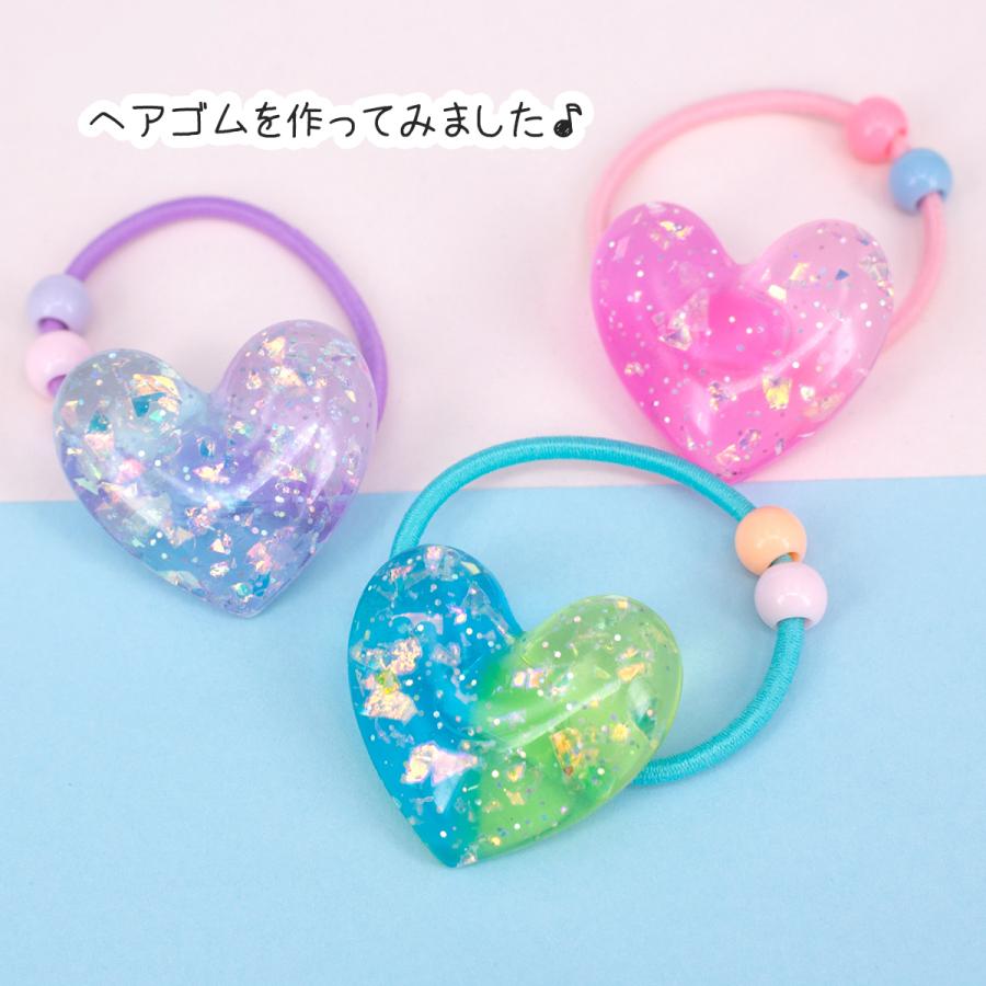 デコレーションパーツ ハート 2個 レディース ハンドメイド 手芸材料 