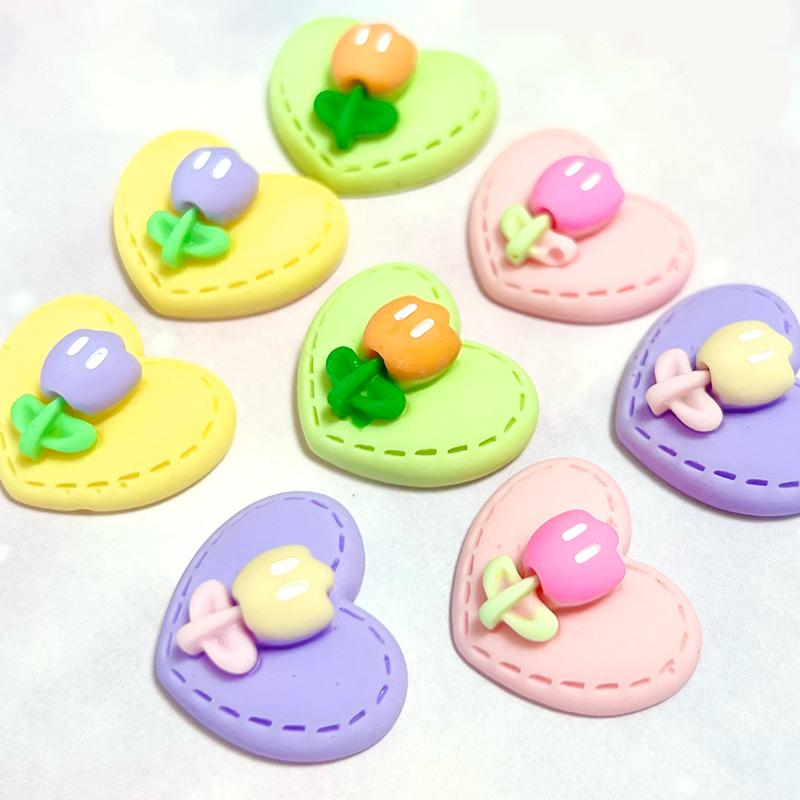 ☆❤️ チューリップ　春　ピアス　イヤリング　ハンドメイド 春のキャンバス ｰ Tulip】 ピアス/イヤリング アクセサリー