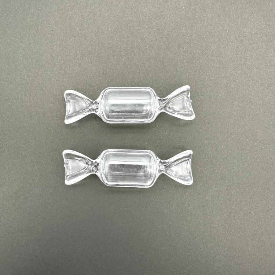 アクリル キャンディー型 透明容器 小物入れ 収納ケース 2個