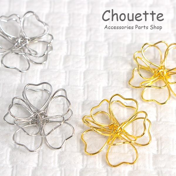 在庫処分 ワイヤーコイルチャーム フラワー お花 ゴールド シルバー ピアス ビーズ 2個 3 手芸材料 パーツ 素材 大人 レジン ピアス イヤリング Pt 779b 3 Pt 779b 3 手芸材料ヘアアクセのchouette 通販 Yahoo ショッピング