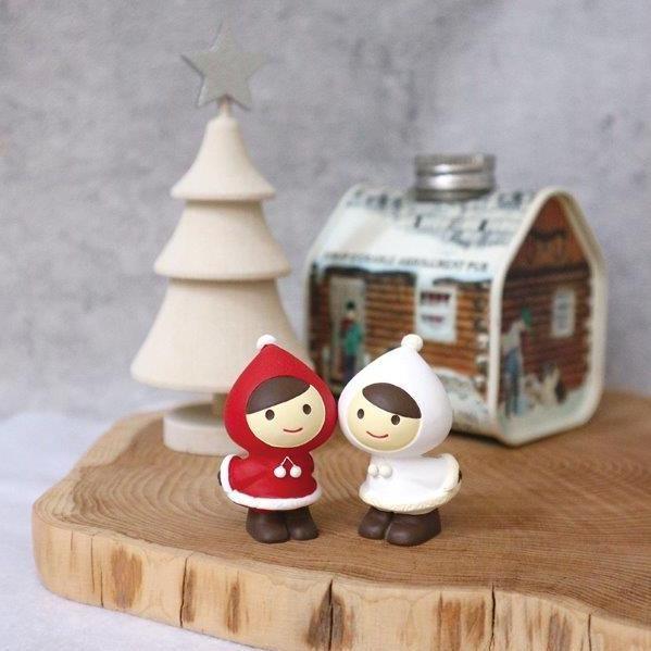 DECOLE（デコレ） 赤ずきんマスコット(ゆきんこ白ずきん) オトギッコ