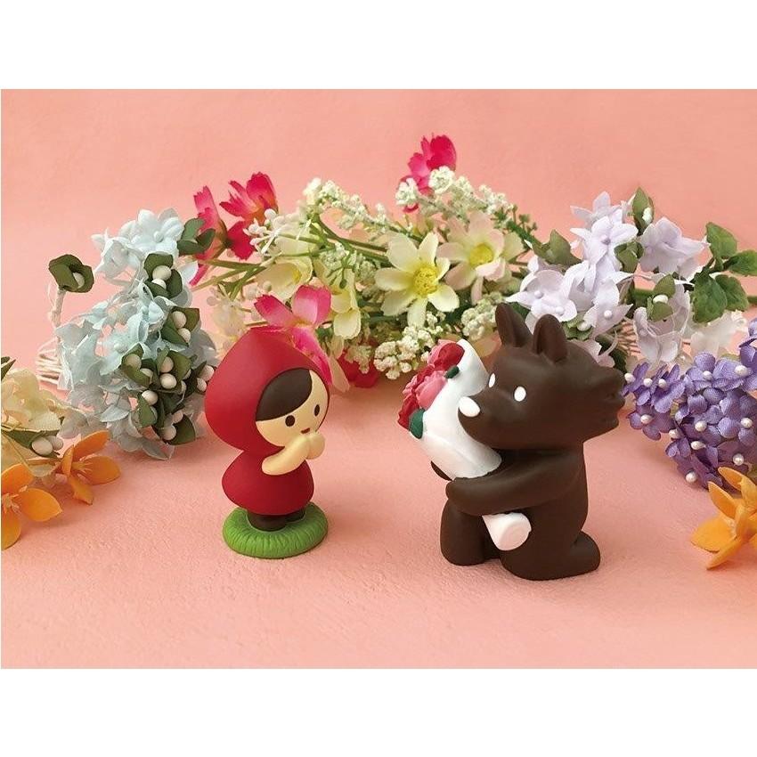 赤ずきんマスコット（花束オオカミ）オトギッコライフウィズフラワーズ 