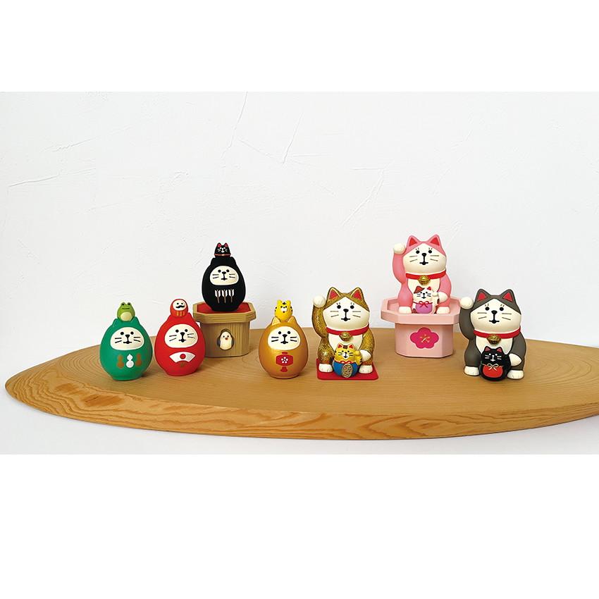 DECOLE（デコレ） 開運カラー招き猫(白) FUKU福MONO コンコンブル 