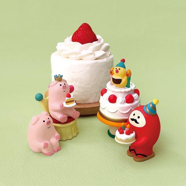 DECOLE 歌うインコ バースデーケーキ