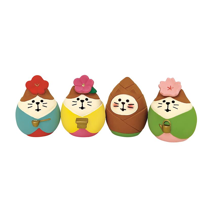 DECOLE（デコレ） たけのこにゃんこ ぽかぽかひなたのおひなさま