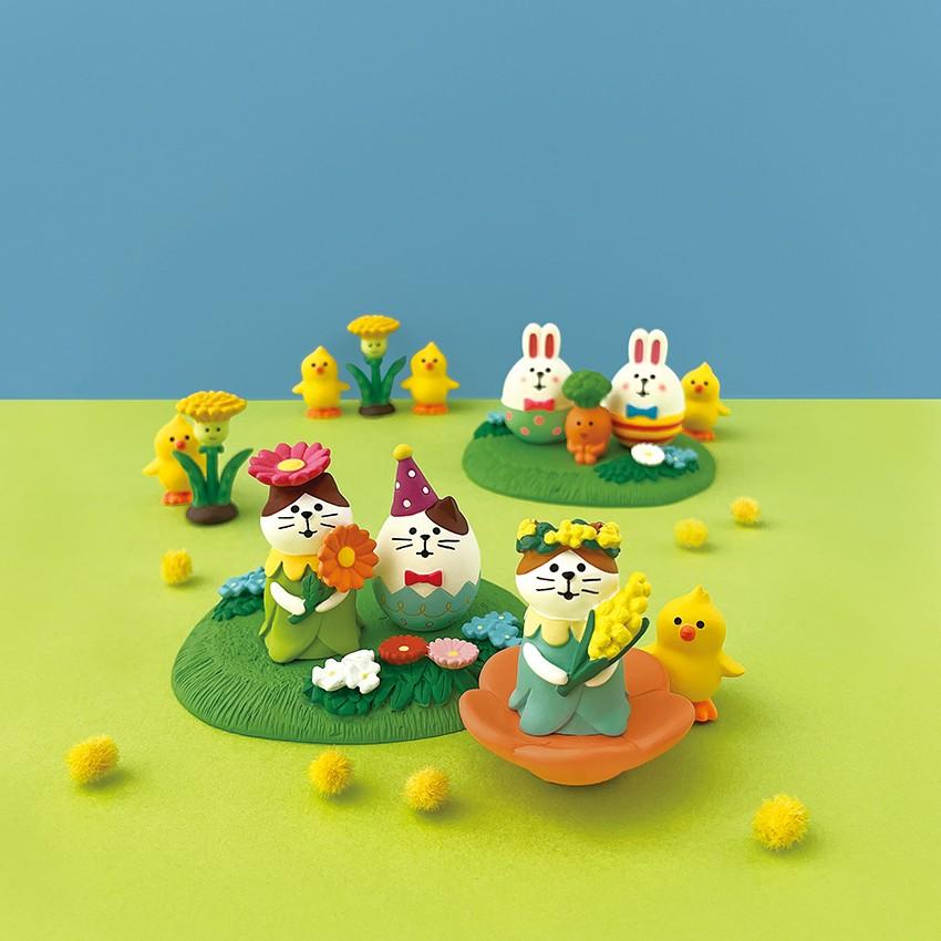 DECOLE（デコレ） うさぎたまご(ドット) Happy Easter ハッピー