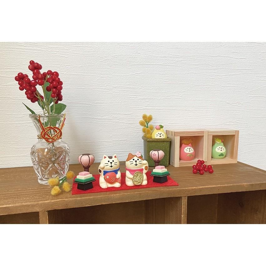 DECOLE（デコレ） ちび猫だるま 和菓子(セット) おいしいひなまつり