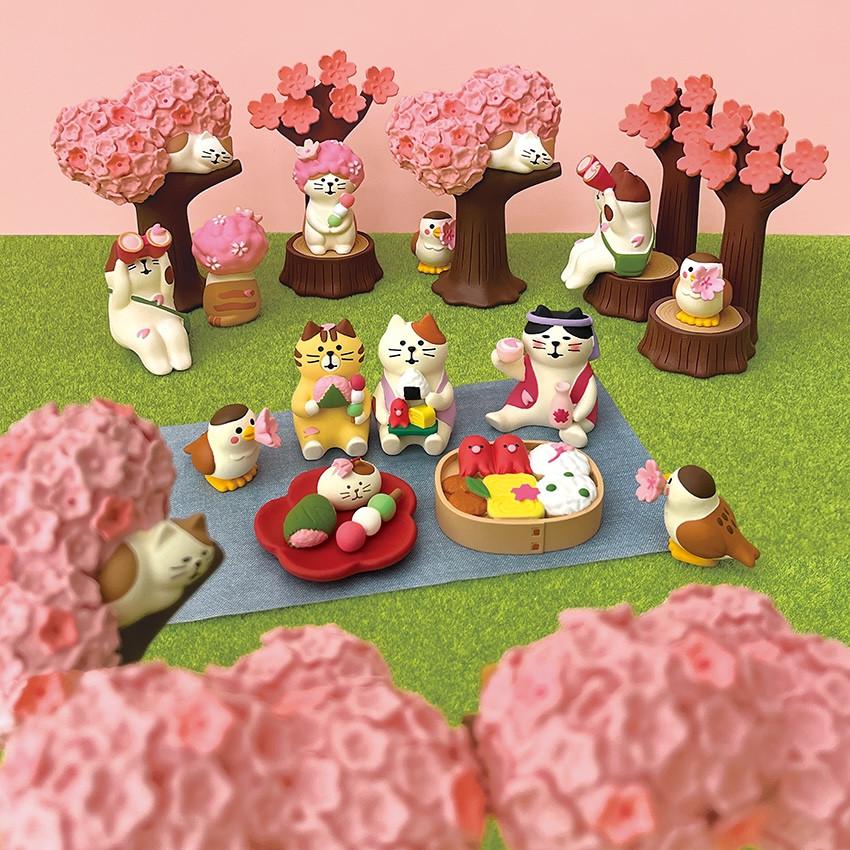 DECOLE（デコレ） 切り株桜 ねこねこ桜ピクニック コンコンブル 