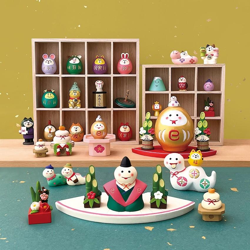 DECOLE 陶器の干支飾り(へびだるま) 辰だるま巳だるま デコレ DECOLE 陶器の干支飾り(へびだるま) 辰だるま巳だるま デコレ