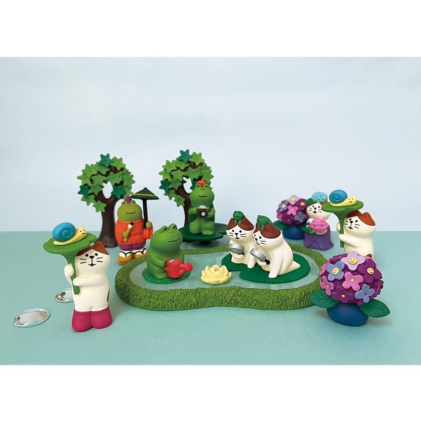 DECOLE フラワーにゃんこ(あじさい) すてきなRainyDay デコレ