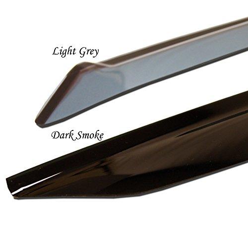 激安 Tuningpros LWD 2-809 Outside Mount Window Visor Deflector Rain Guard Light Grey 4個セット2013-2016 Infiniti QX 60に対応