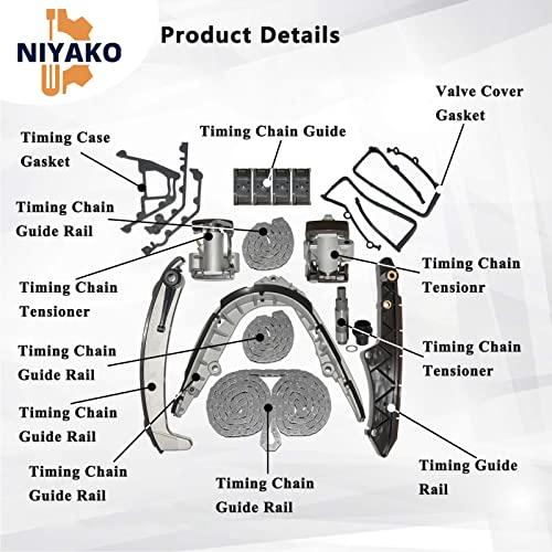 にやこタイミングチェーンキットとウォーターポンプ、交換用