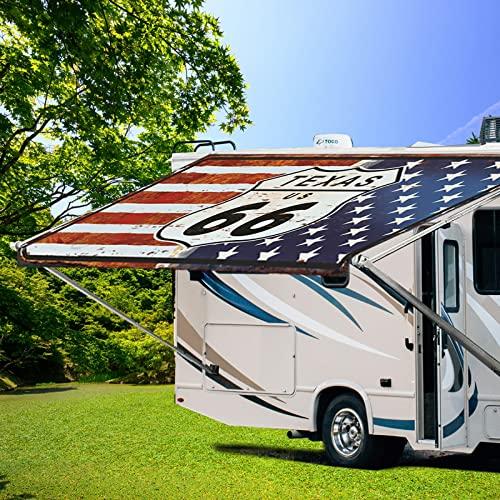 Dulepax RV Awning Fabric Replacement16' (15.2 ft Fabric) Heavy Duty 14