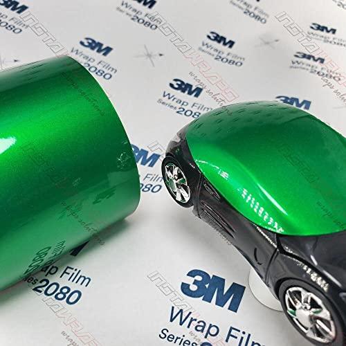 最安挑戦中 3 M 1080/2080 Gloss Green Envy|G 336|Vinyl CAR WRAP Film (5 ft x 40 ft (200 Sq/ft) ) with Free Instawraps Pro-Wrapping Glove