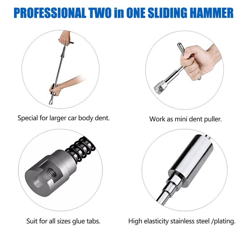 Dent Puller Kit 60個、Paintless Dent Puller、Tbar Dent Puller、Car Dent