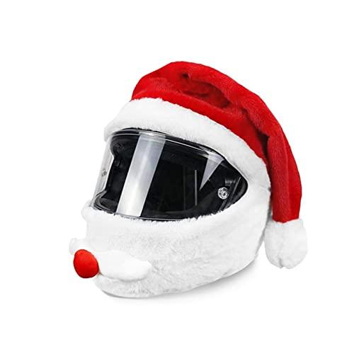 GLAHORSE Christmas Santa Motorcycle Helmet Cover, Nativity Helmet Cover