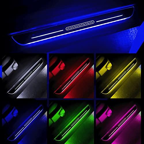 4 PCS LEDドアシルライト、Wireless LEDドアシルプロ、Car Led Door Sill Car Pedal Pathway