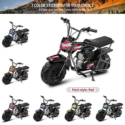 通販店を Oryxearth Mini Dirt Bike for Kids、105 CC 4ストロークKid Gas Powered Mini Dirt Bikes Off-Road Motorcycle Gas Pocket Pit Trail Mini Bike W/EPA承認