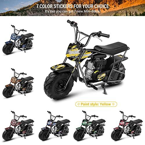 買い特価 Oryxearth Mini Dirt Bike for Kids、105 CC 4ストロークKid Gas Powered Mini Dirt Bikes Off-Road Motorcycle Gas Pocket Pit Trail Mini Bike W/EPA承認