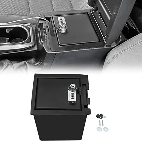 クアフセンターコンソールセーフボックス20162022トヨタタコマ4ドア交換0001635986 3桁コンボロックコンソールボールトセーフ