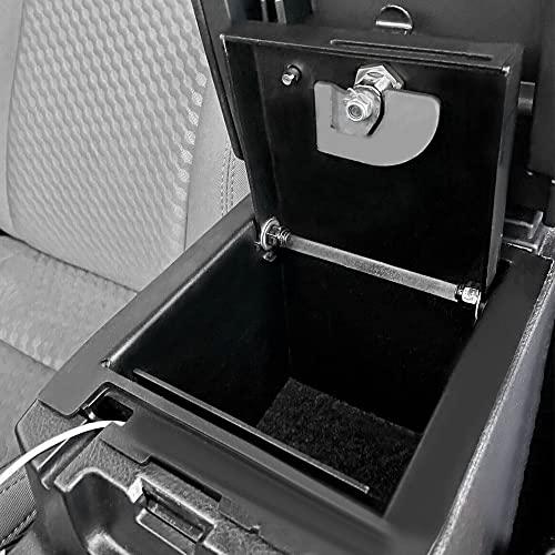 クアフセンターコンソールセーフボックス20162022トヨタタコマ4ドア交換0001635986 3桁コンボロックコンソールボールトセーフ